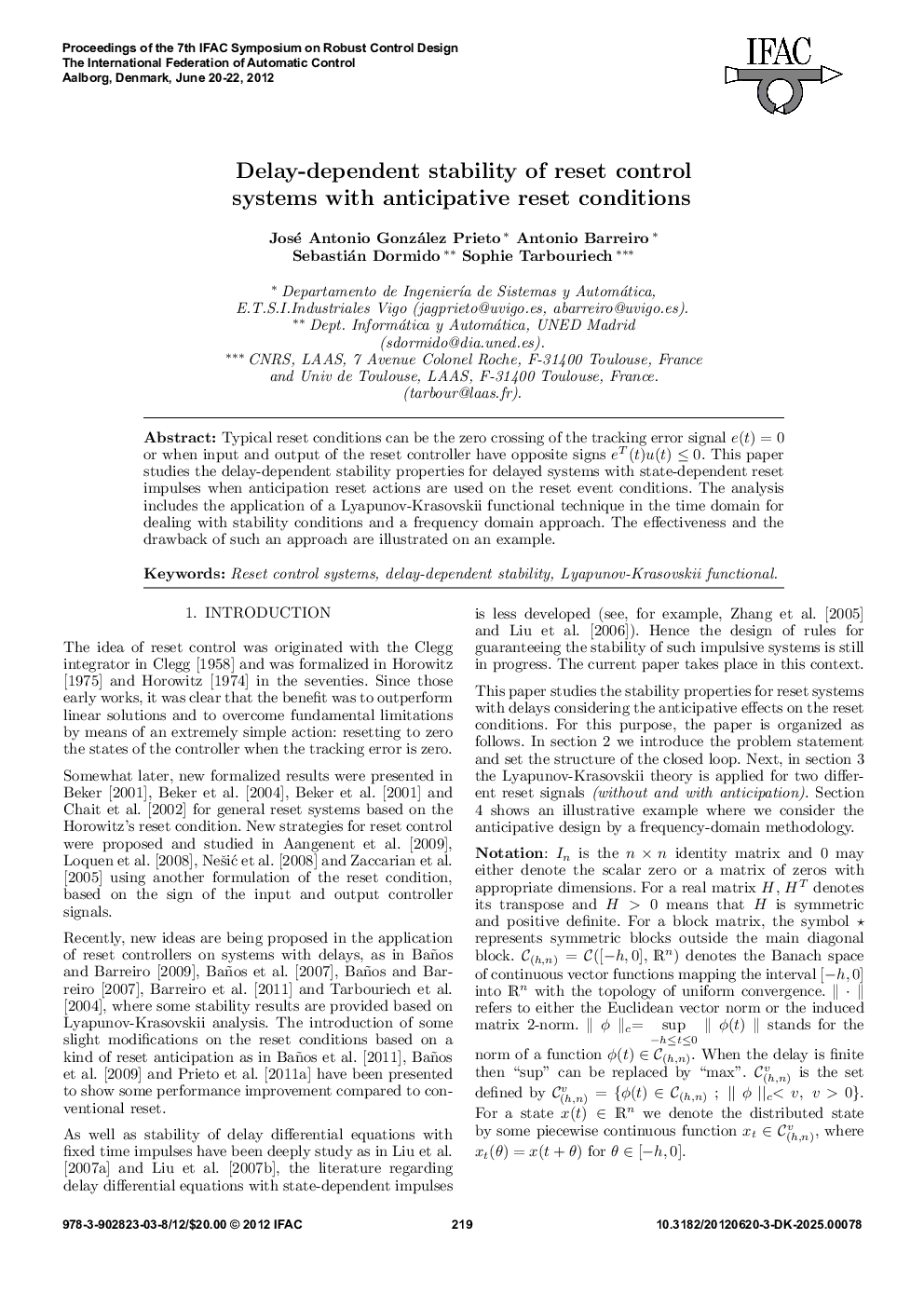 Delay-dependent stability of reset control systems with anticipative reset conditions