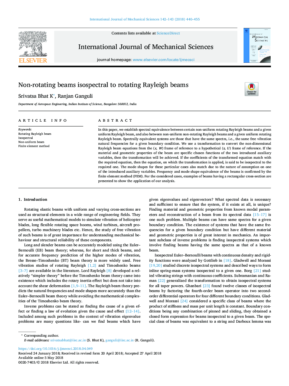 Non-rotating beams isospectral to rotating Rayleigh beams