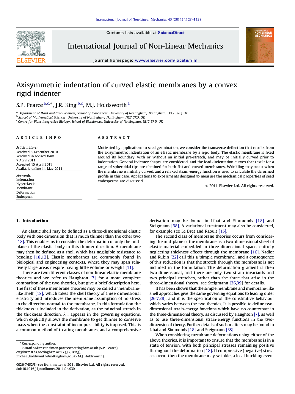 Axisymmetric indentation of curved elastic membranes by a convex rigid indenter