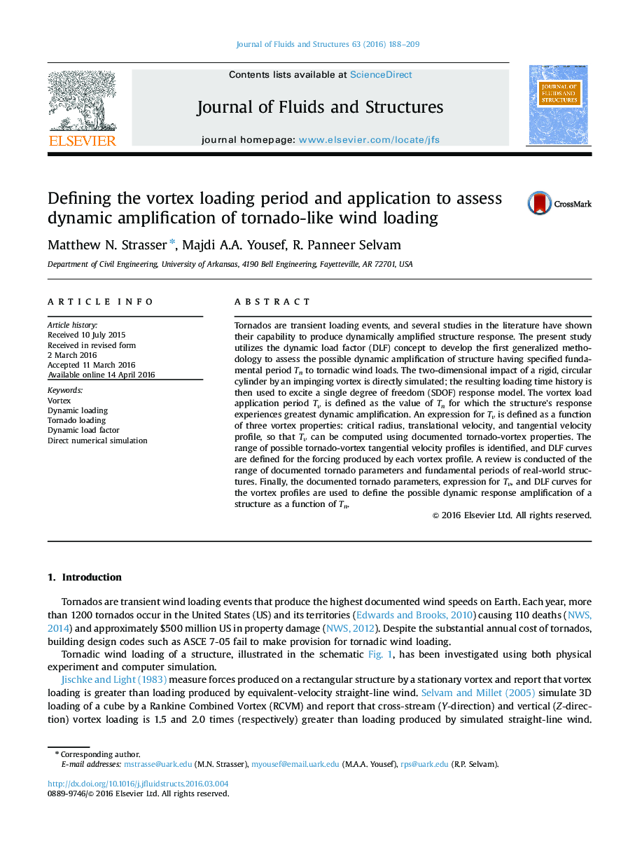 Defining the vortex loading period and application to assess dynamic amplification of tornado-like wind loading