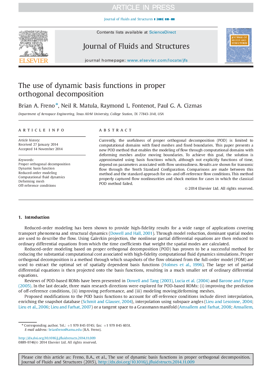 The use of dynamic basis functions in proper orthogonal decomposition