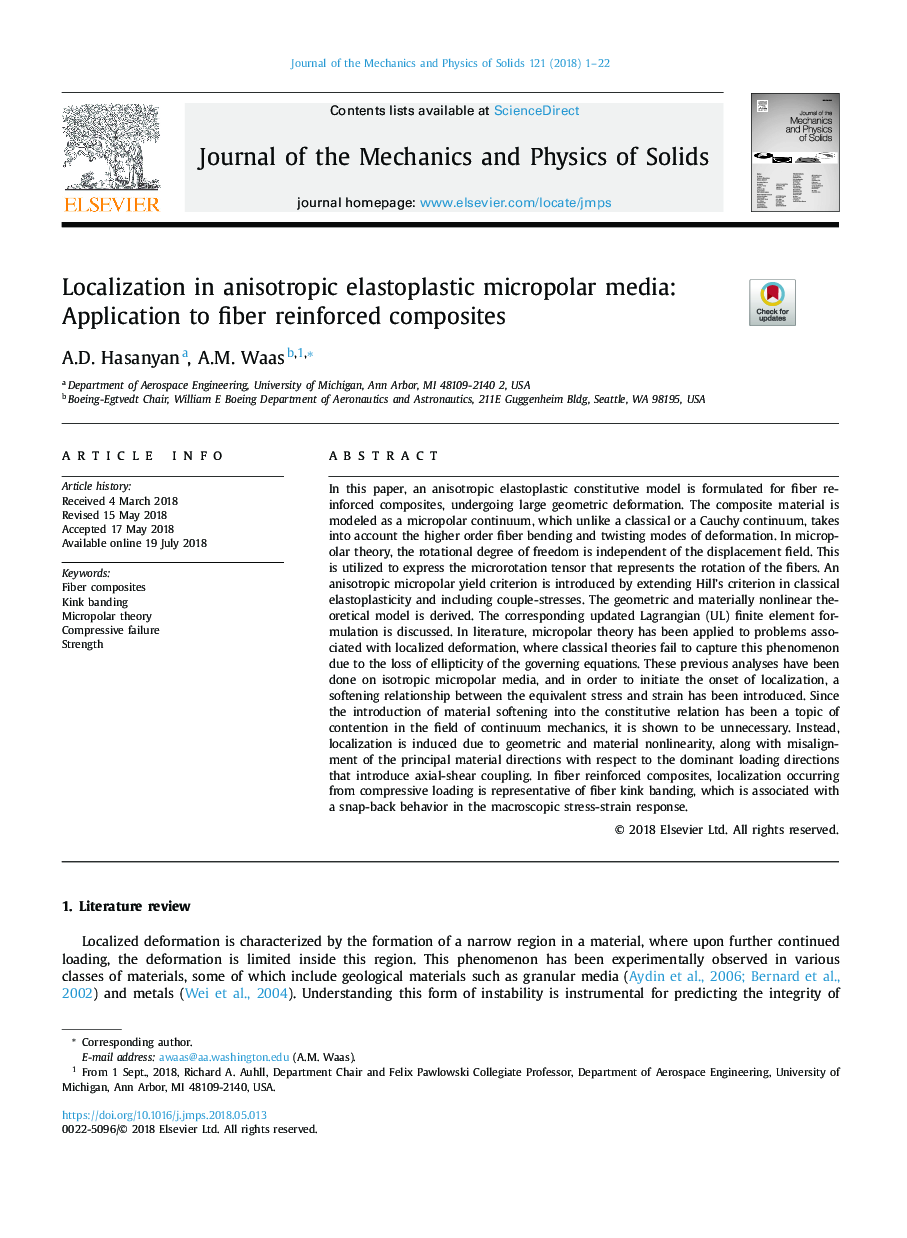 Localization in anisotropic elastoplastic micropolar media: Application to fiber reinforced composites