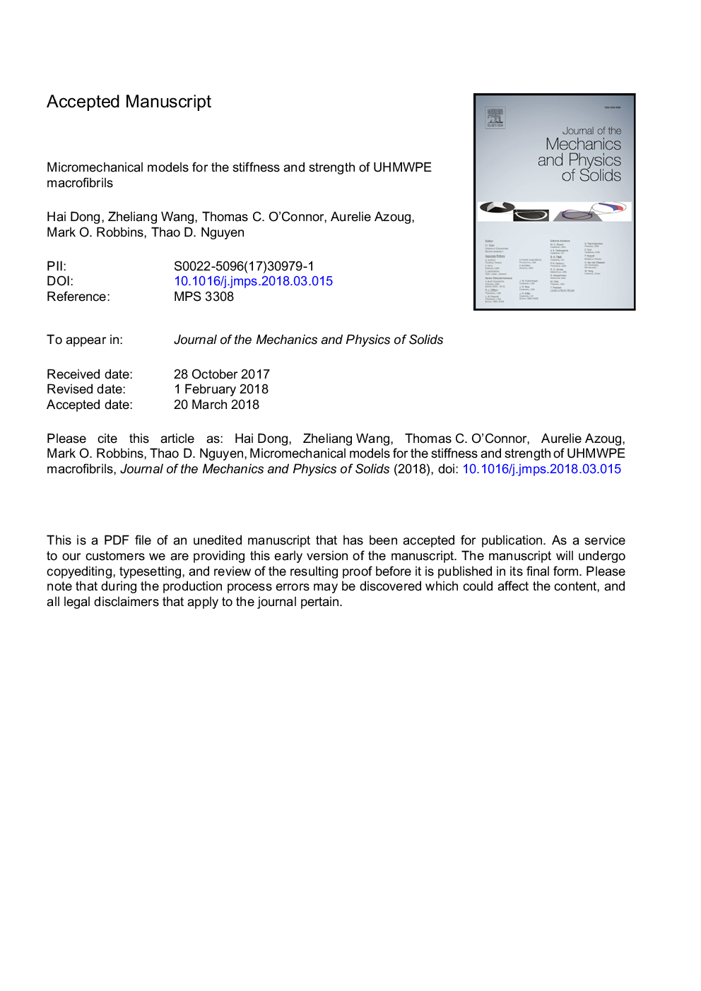 Micromechanical models for the stiffness and strength of UHMWPE macrofibrils