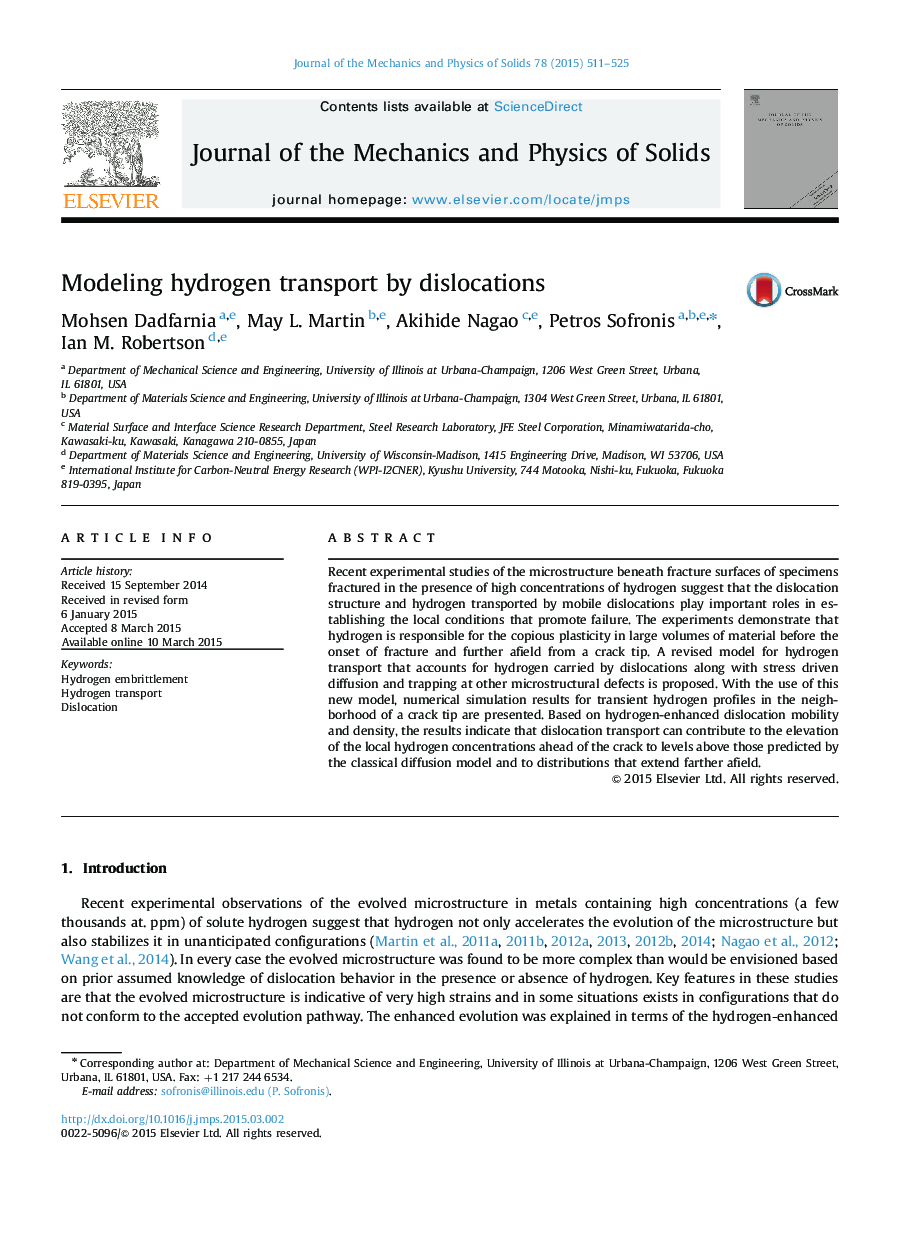 Modeling hydrogen transport by dislocations