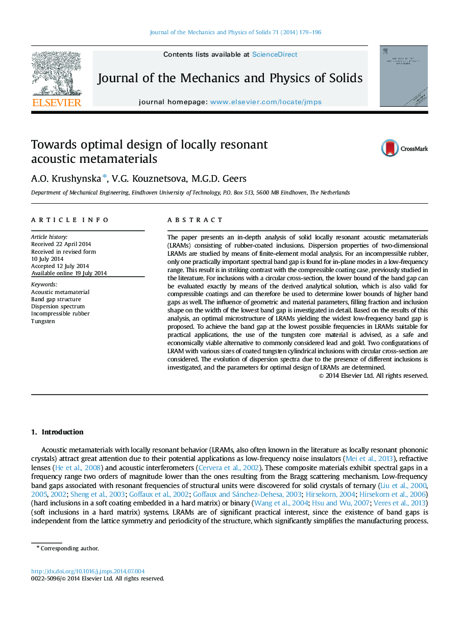 Towards optimal design of locally resonant acoustic metamaterials