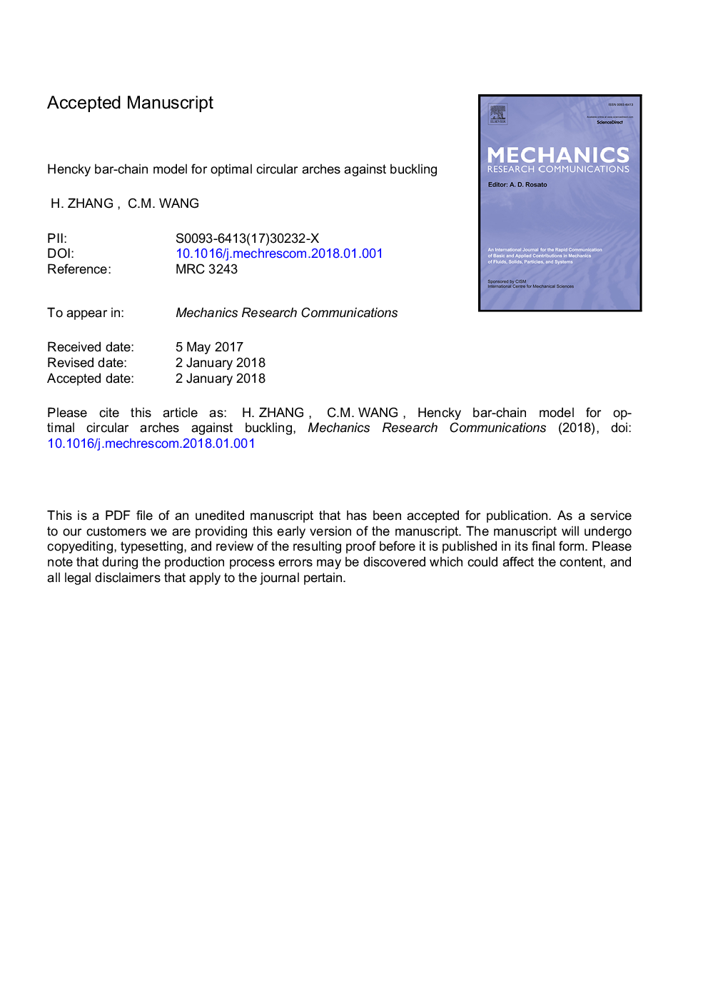 Hencky bar-chain model for optimal circular arches against buckling