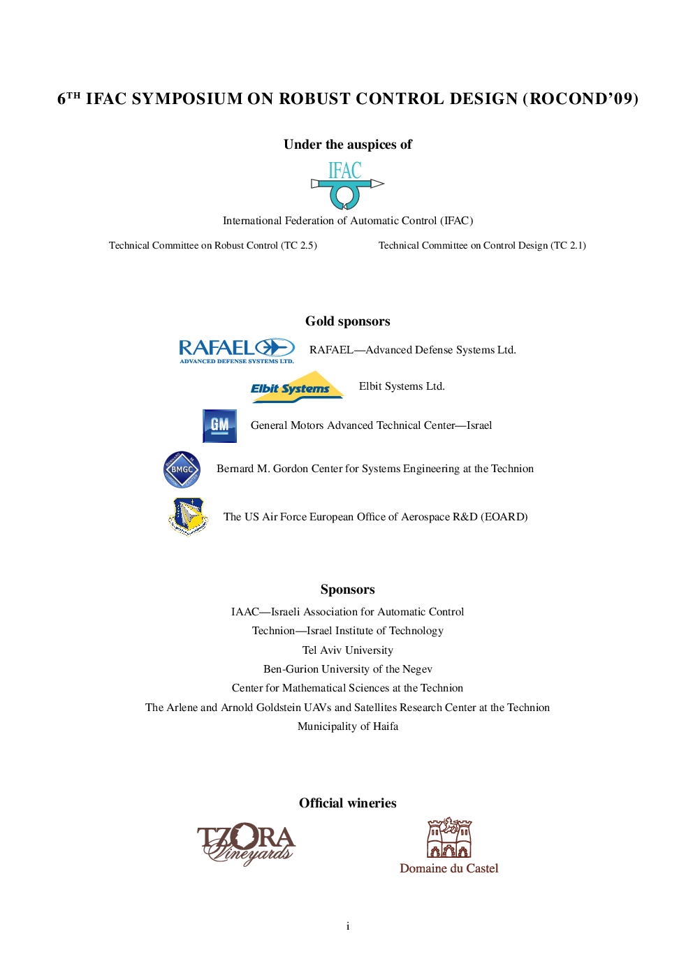 Welcome and Introduction