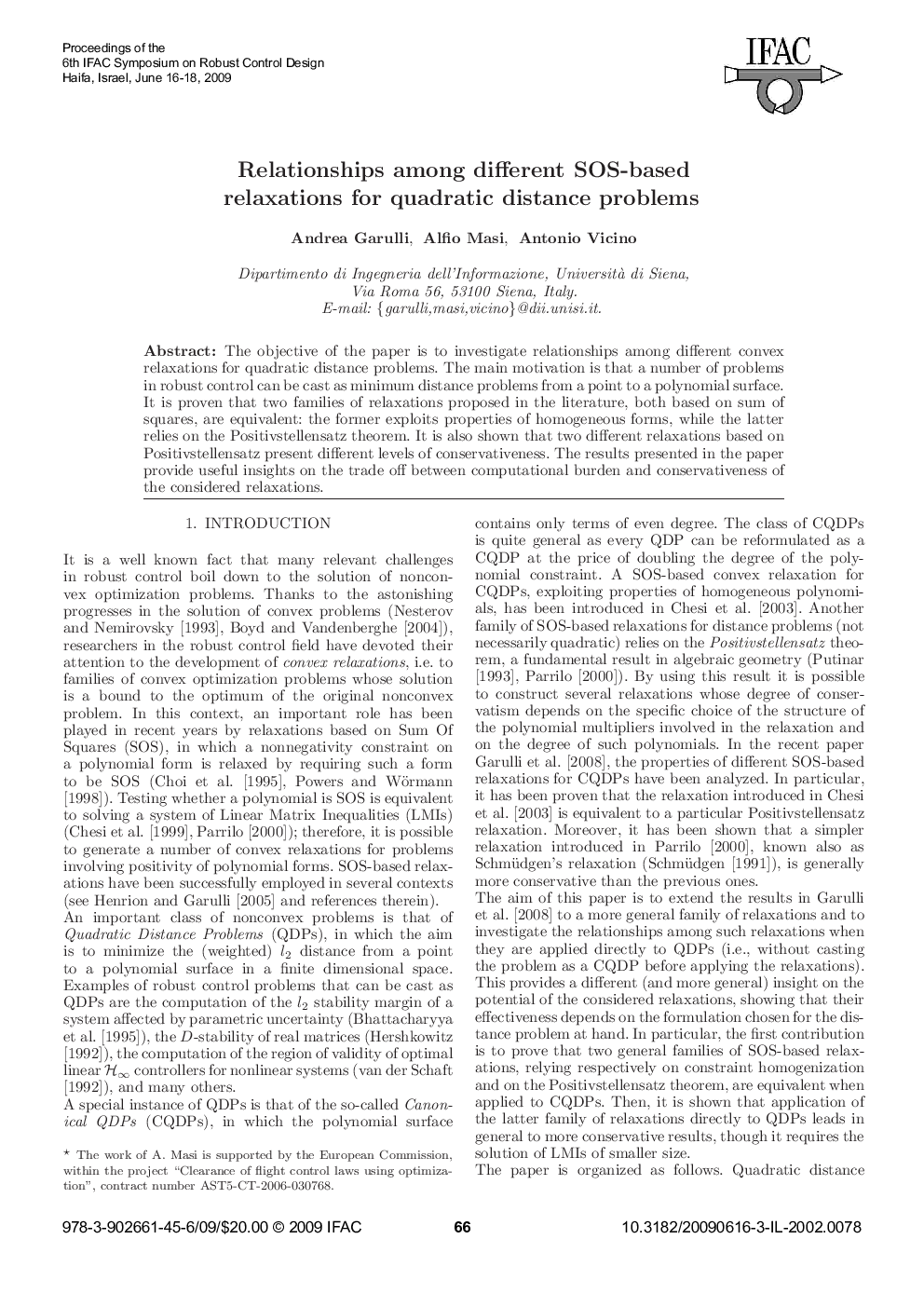 Relationships among different SOS-based relaxations for quadratic distance problems 