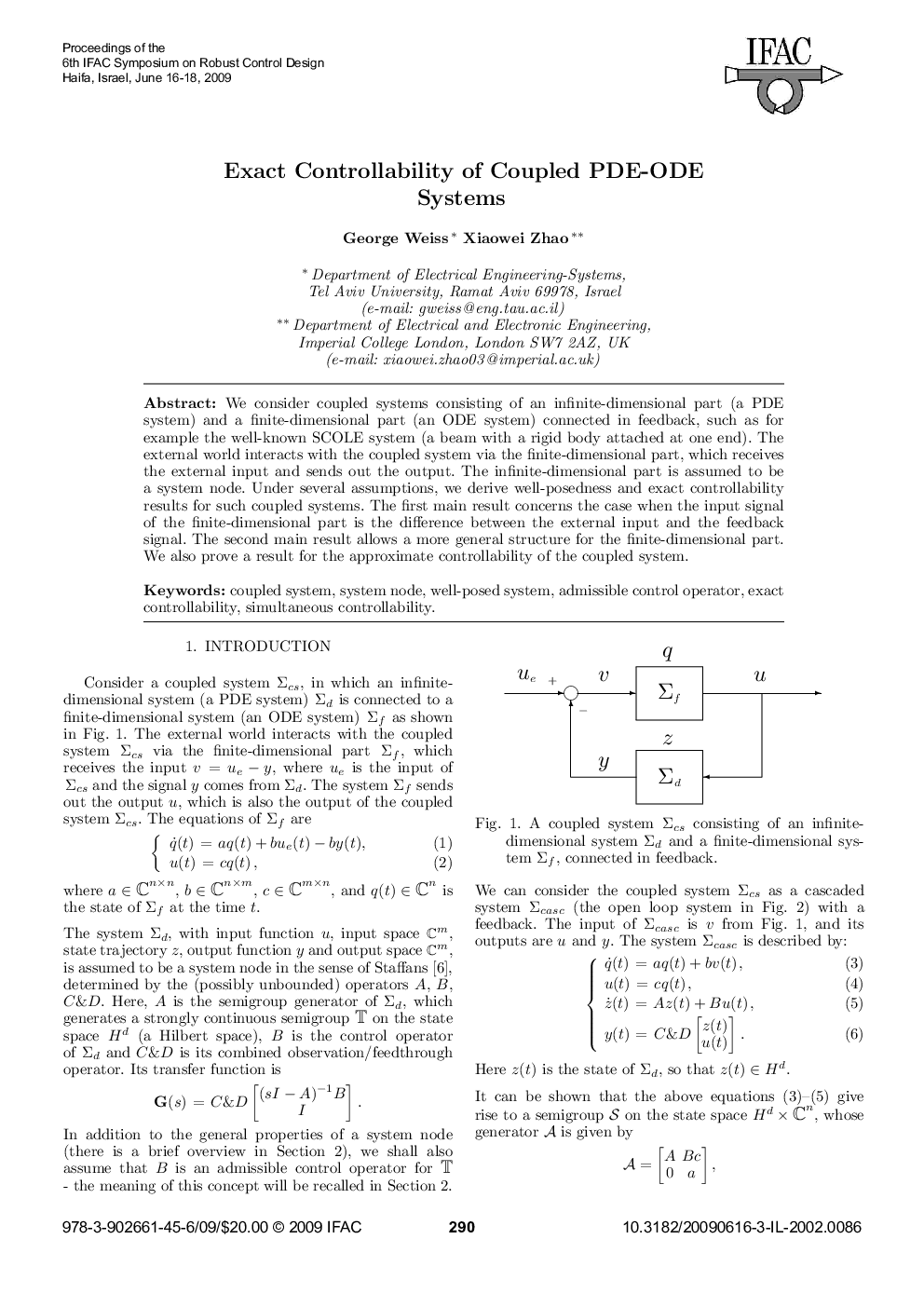 Exact Controllability of Coupled PDE-ODE Systems
