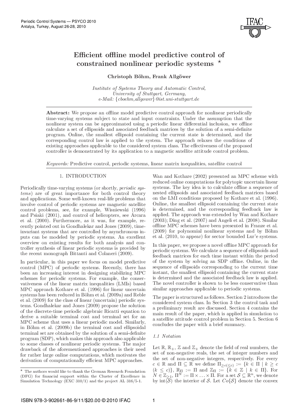 Efficient offline model predictive control of constrained nonlinear periodic systems*