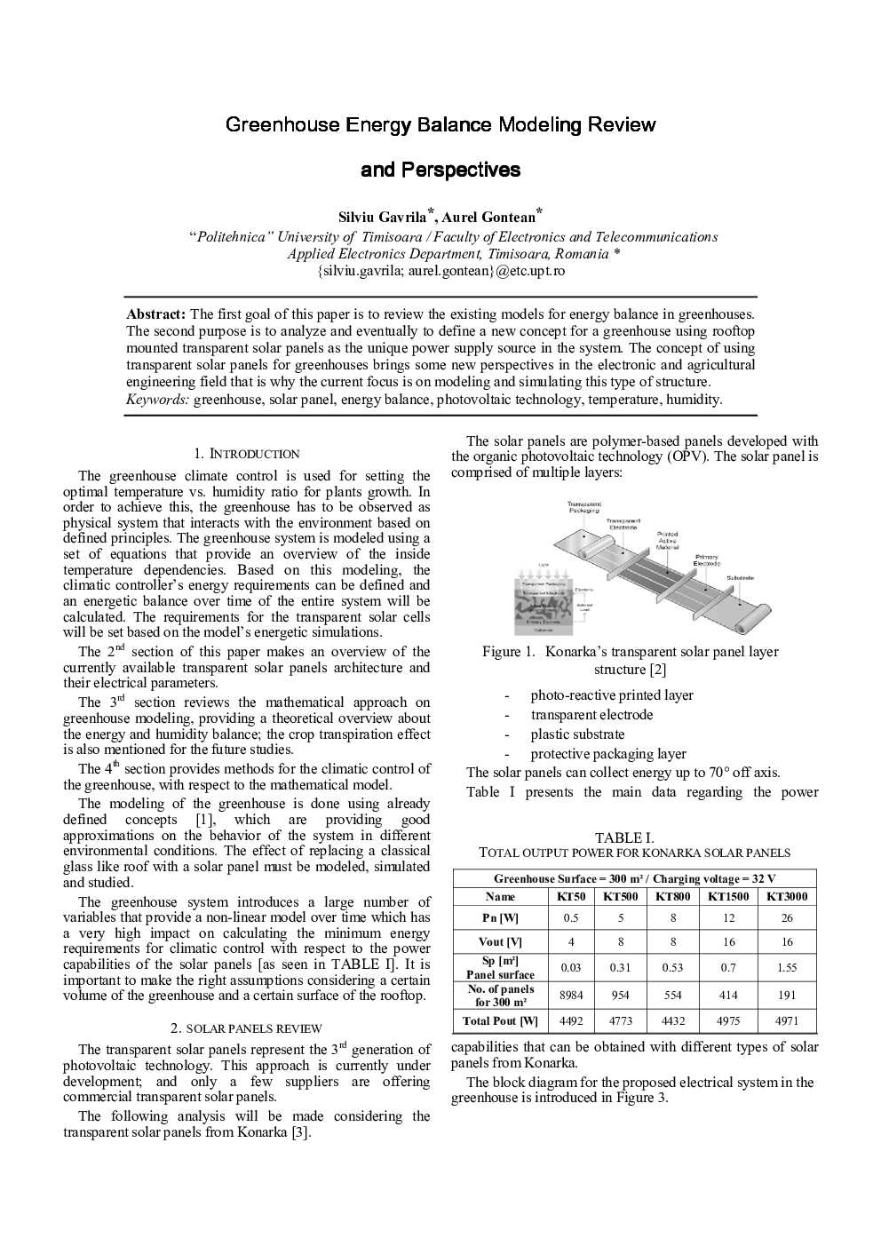 Greenhouse Energy Balance Modeling Review and Perspectives