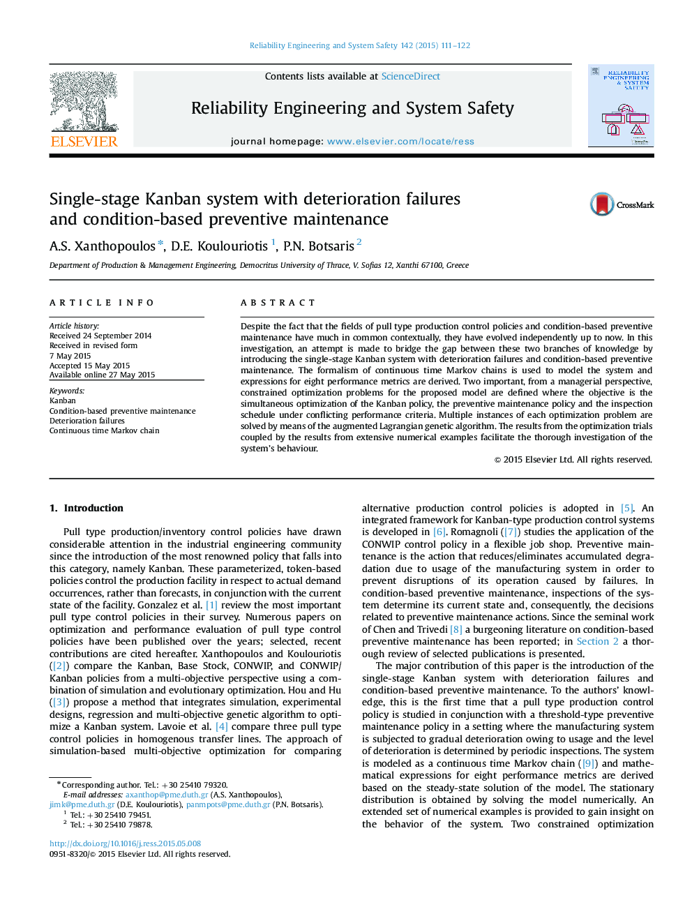 Single-stage Kanban system with deterioration failures and condition-based preventive maintenance