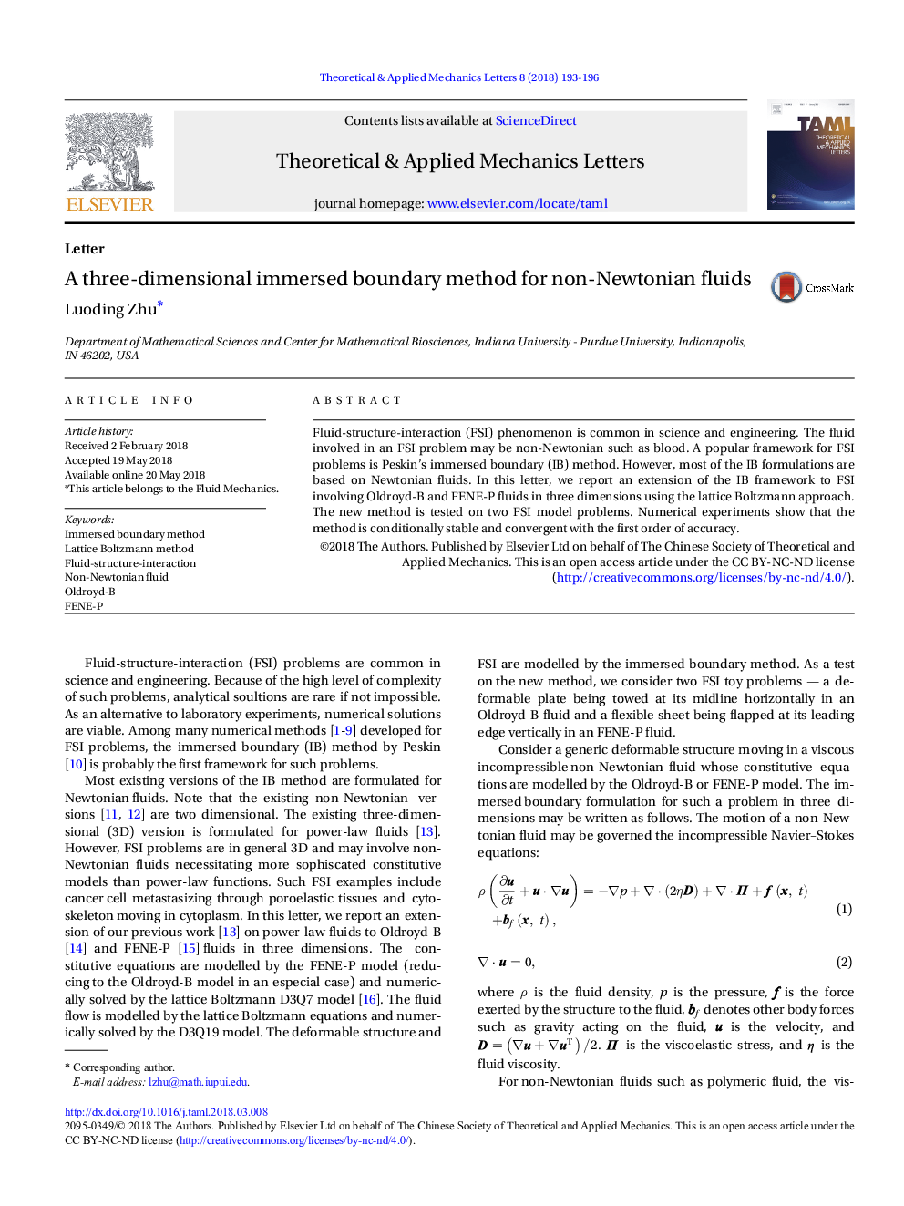 A three-dimensional immersed boundary method for non-Newtonian fluids