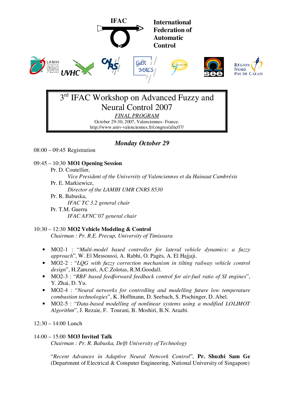 Technical Program