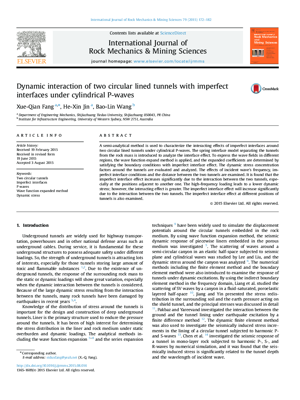 Dynamic interaction of two circular lined tunnels with imperfect interfaces under cylindrical P-waves