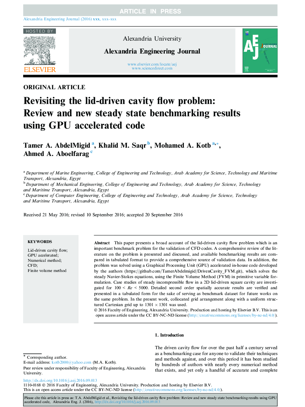 Revisiting the lid-driven cavity flow problem: Review and new steady state benchmarking results using GPU accelerated code