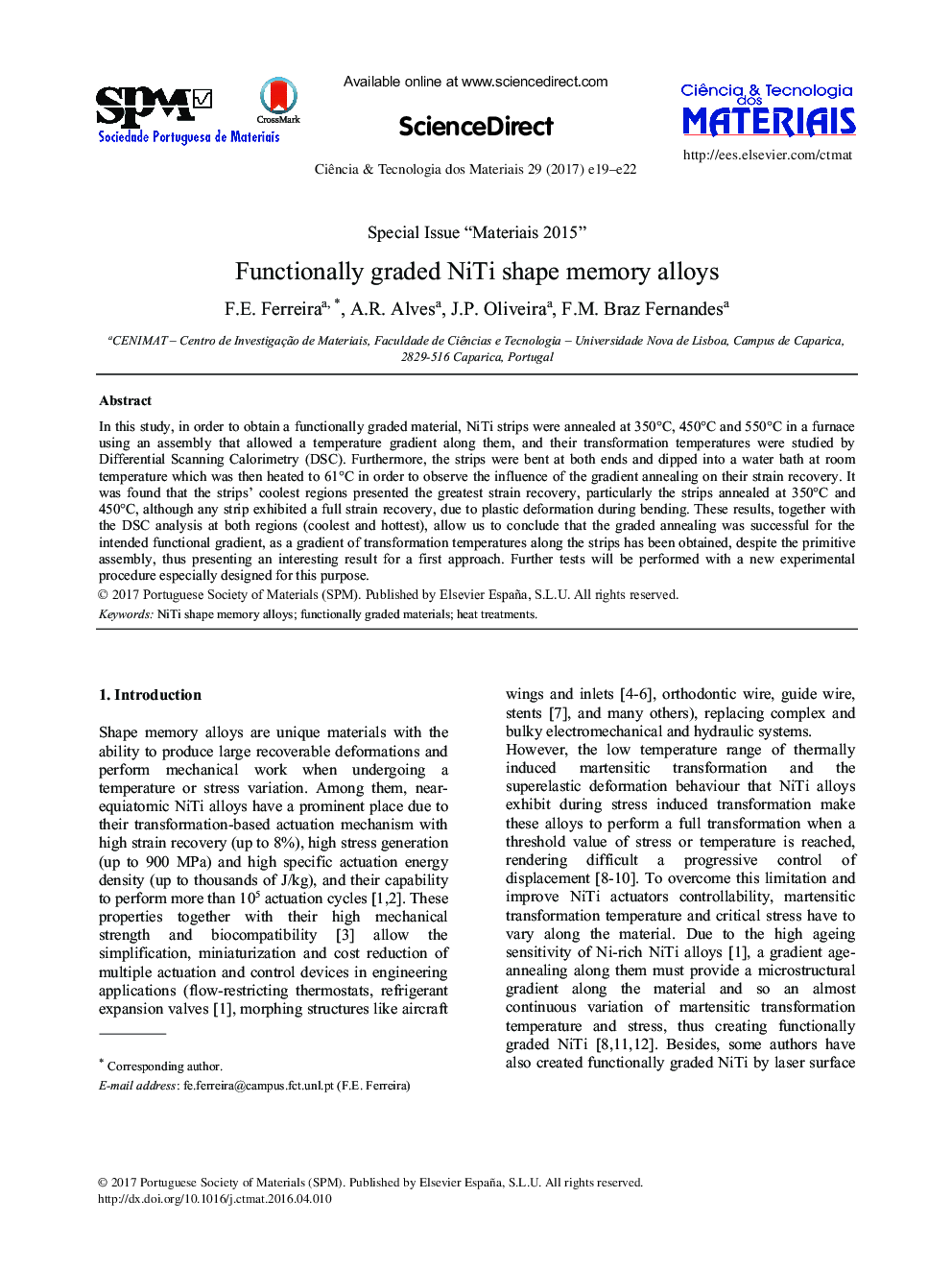 Functionally graded NiTi shape memory alloys