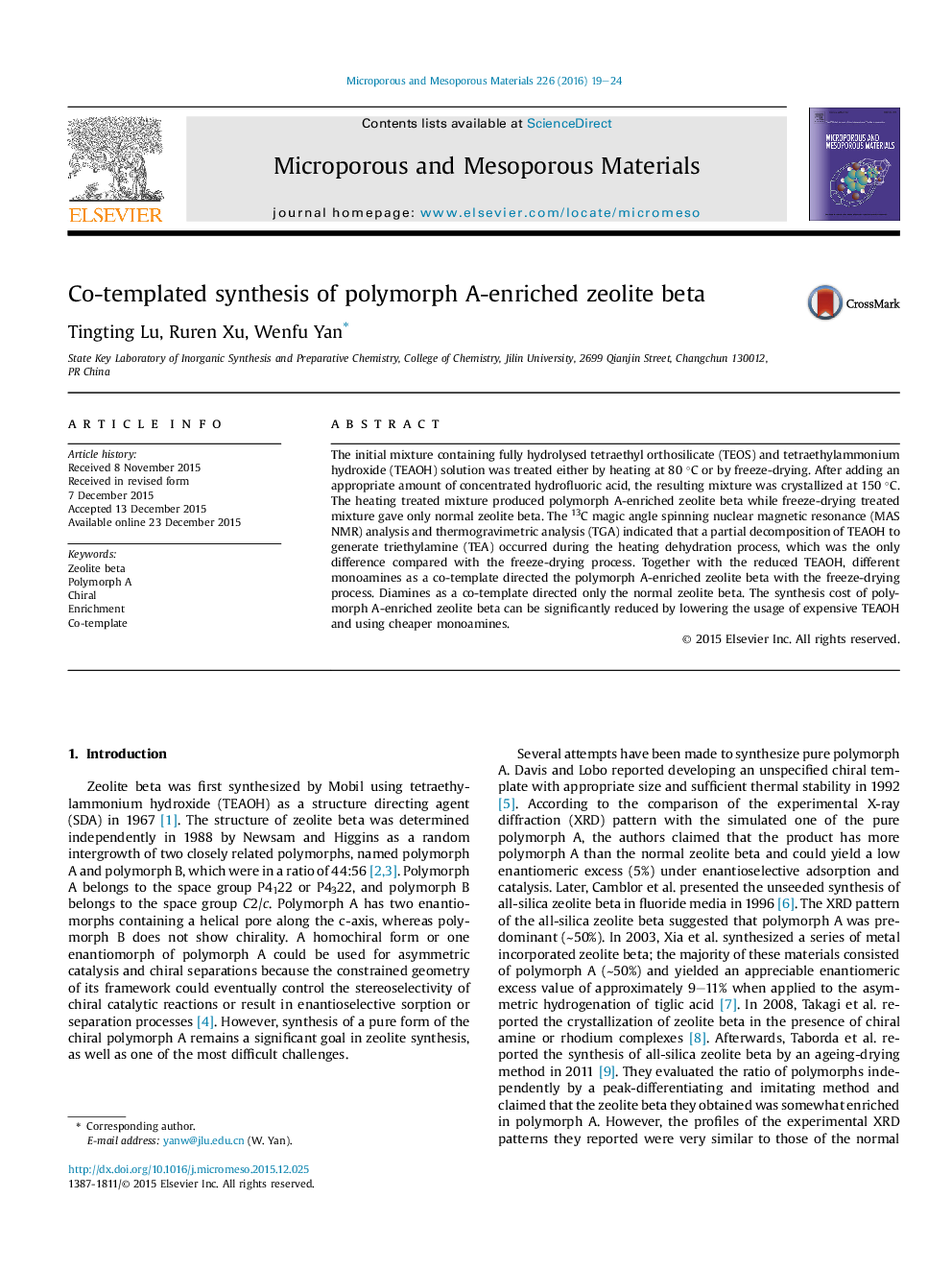 Co-templated synthesis of polymorph A-enriched zeolite beta