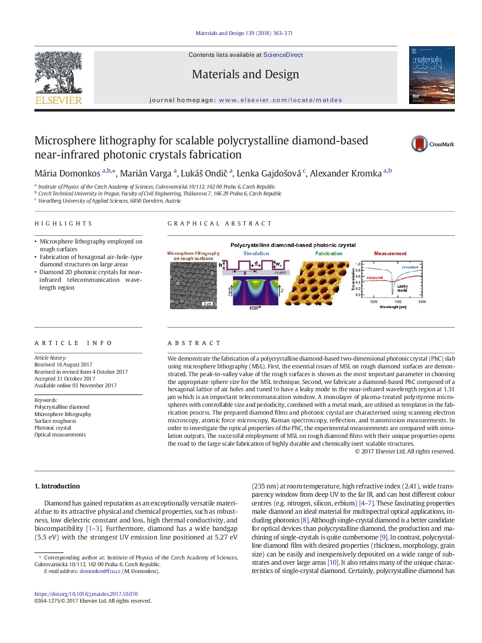 Microsphere lithography for scalable polycrystalline diamond-based near-infrared photonic crystals fabrication