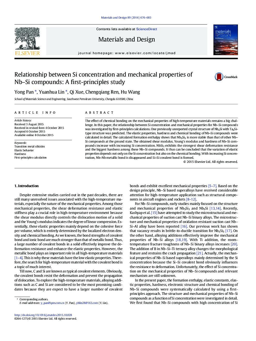 Relationship between Si concentration and mechanical properties ofNb-Si compounds: A first-principles study