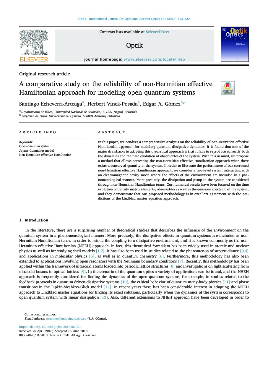 یک مطالعه مقایسه ای در مورد قابلیت اطمینان رویکرد همیلتونین موثر غیر اریمیتی برای مدل سازی سیستم های کوانتومی باز 
