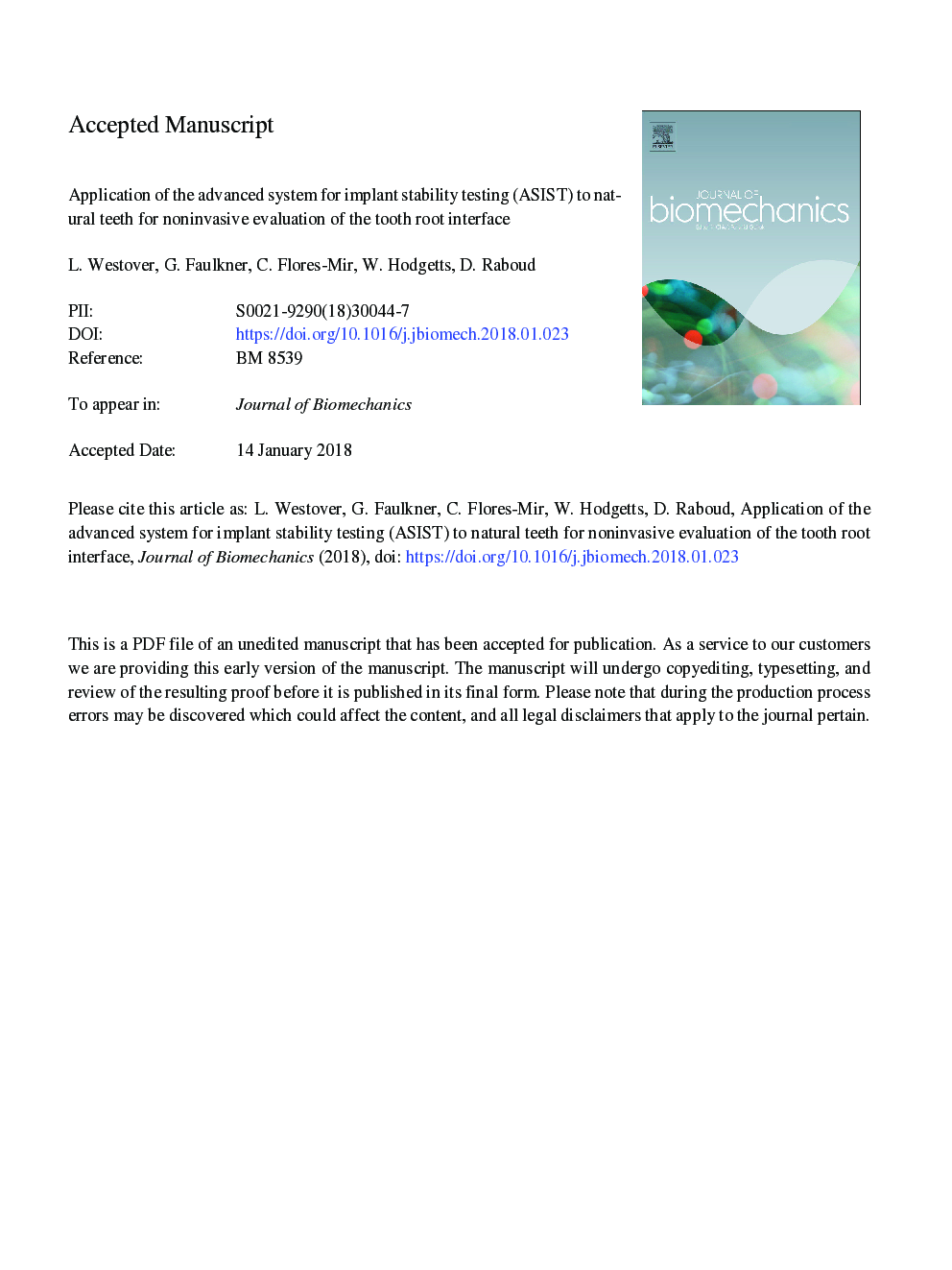 Application of the advanced system for implant stability testing (ASIST) to natural teeth for noninvasive evaluation of the tooth root interface