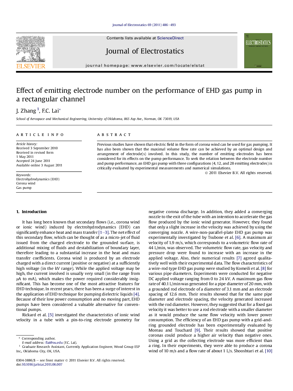 Effect of emitting electrode number on the performance of EHD gas pump in a rectangular channel