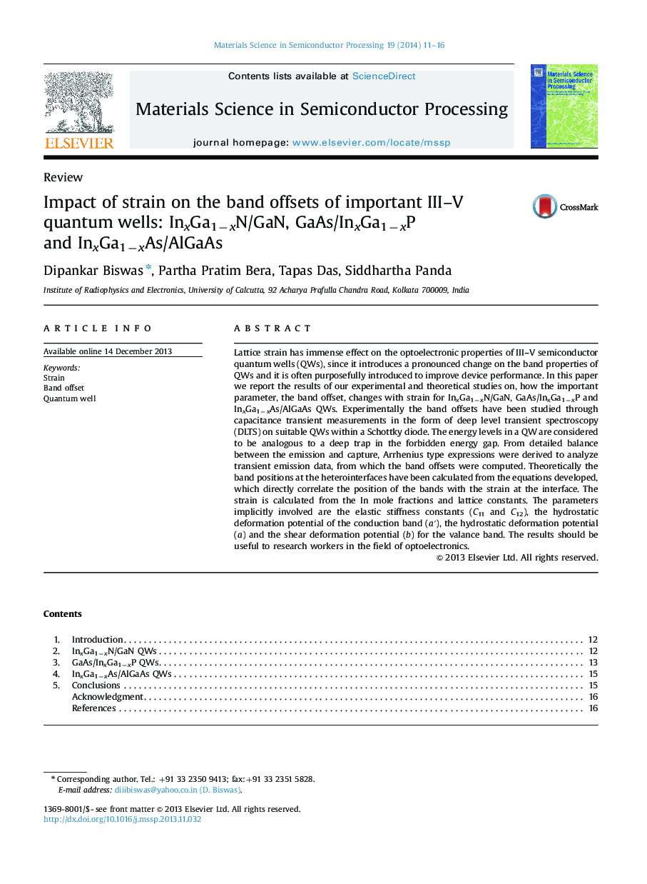 Impact of strain on the band offsets of important III–V quantum wells: InxGa1−xN/GaN, GaAs/InxGa1−xP and InxGa1−xAs/AlGaAs