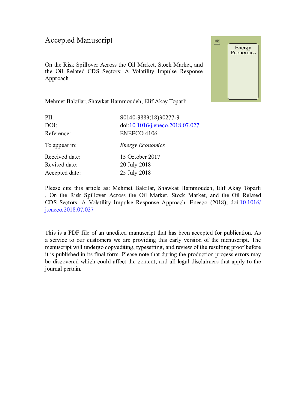 On the risk spillover across the oil market, stock market, and the oil related CDS sectors: A volatility impulse response approach