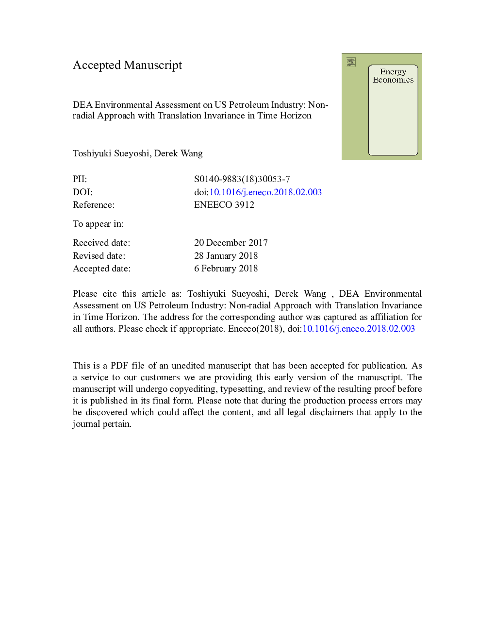 DEA environmental assessment on US petroleum industry: Non-radial approach with translation invariance in time horizon