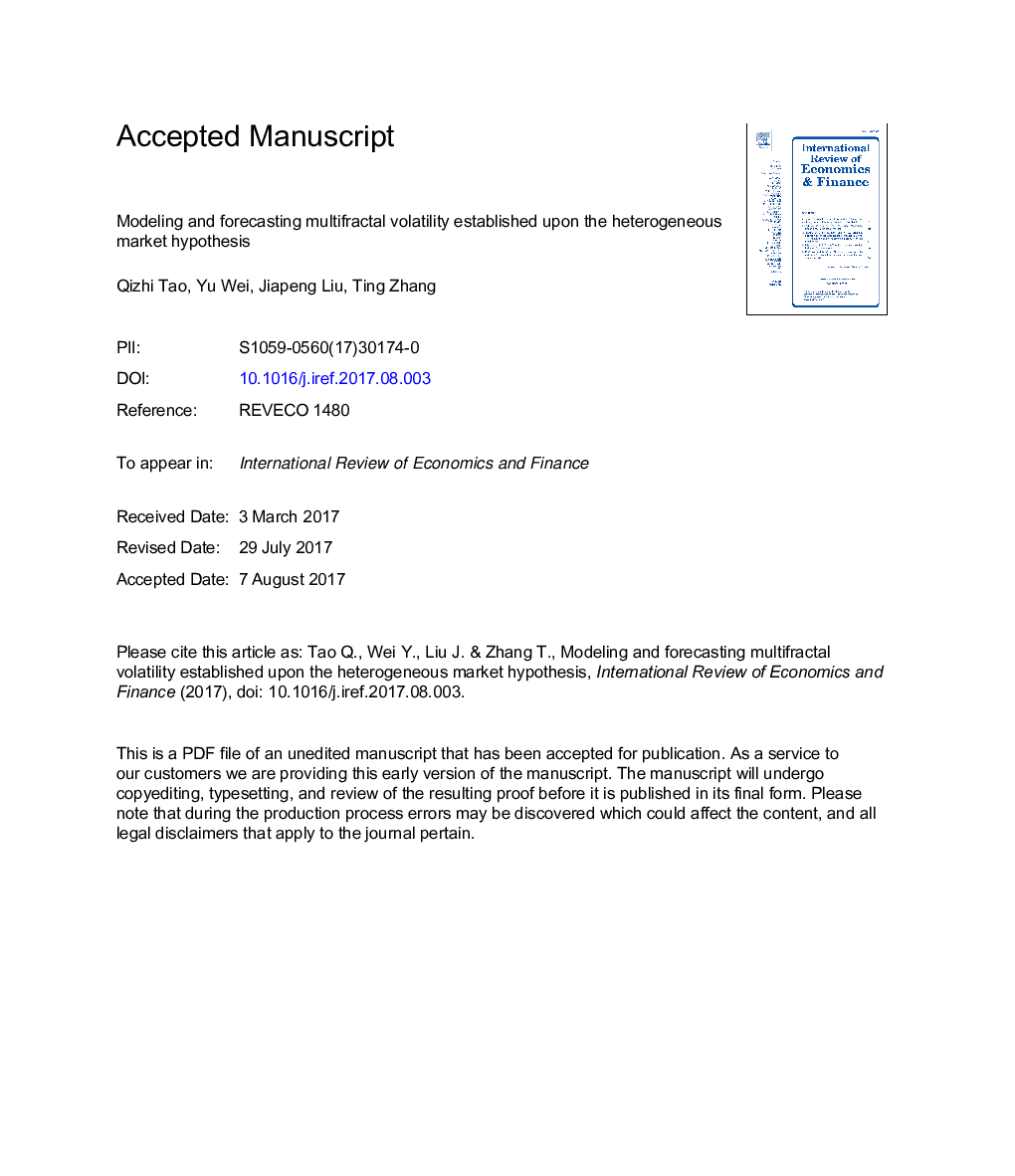 Modeling and forecasting multifractal volatility established upon the heterogeneous market hypothesis