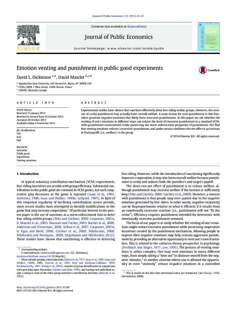 Emotion venting and punishment in public good experiments