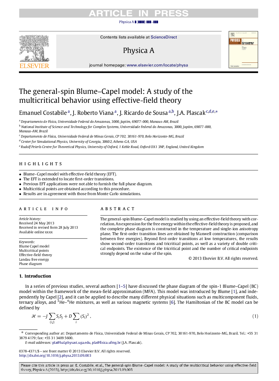 The general-spin Blume-Capel model: A study of the multicritical behavior using effective-field theory