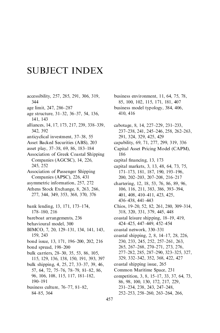 عکس صفحه اول مقاله: Subject Index Subject Index