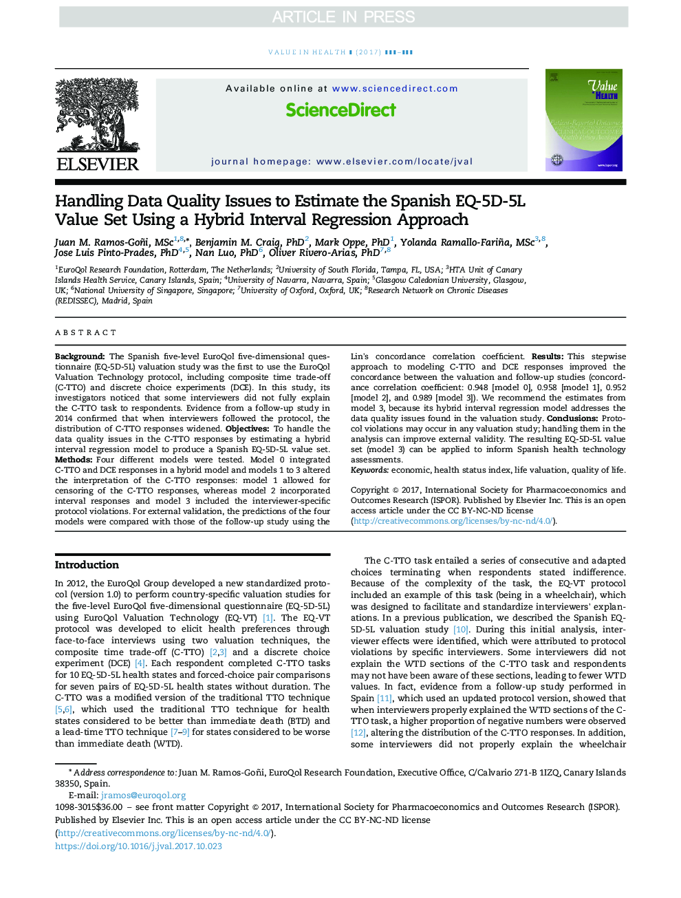 Handling Data Quality Issues to Estimate the Spanish EQ-5D-5L Value Set Using a Hybrid Interval Regression Approach