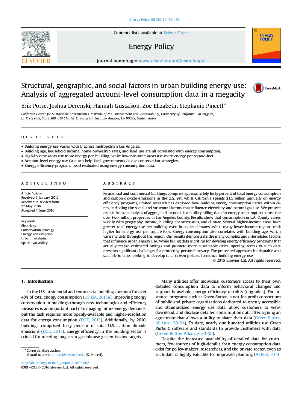 Structural, geographic, and social factors in urban building energy use: Analysis of aggregated account-level consumption data in a megacity