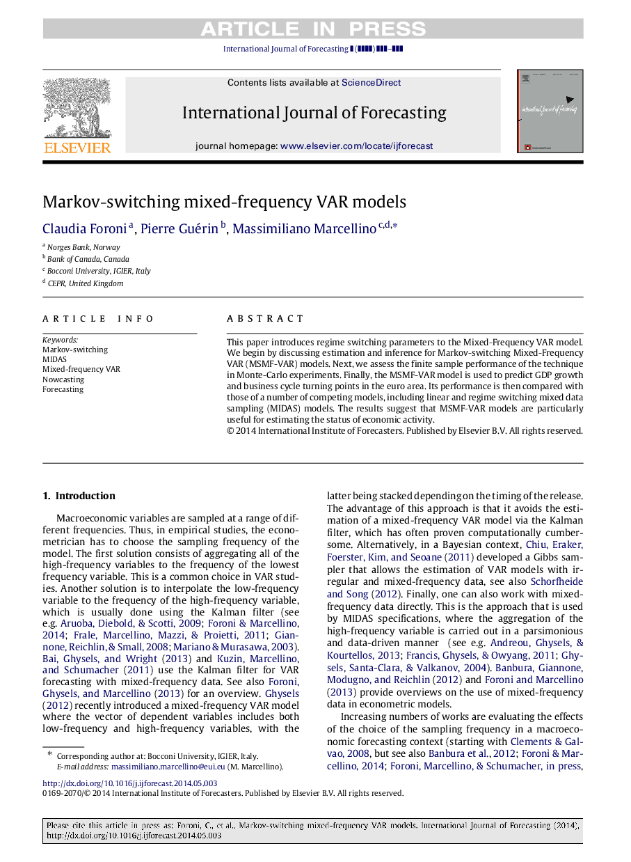 Markov-switching mixed-frequency VAR models