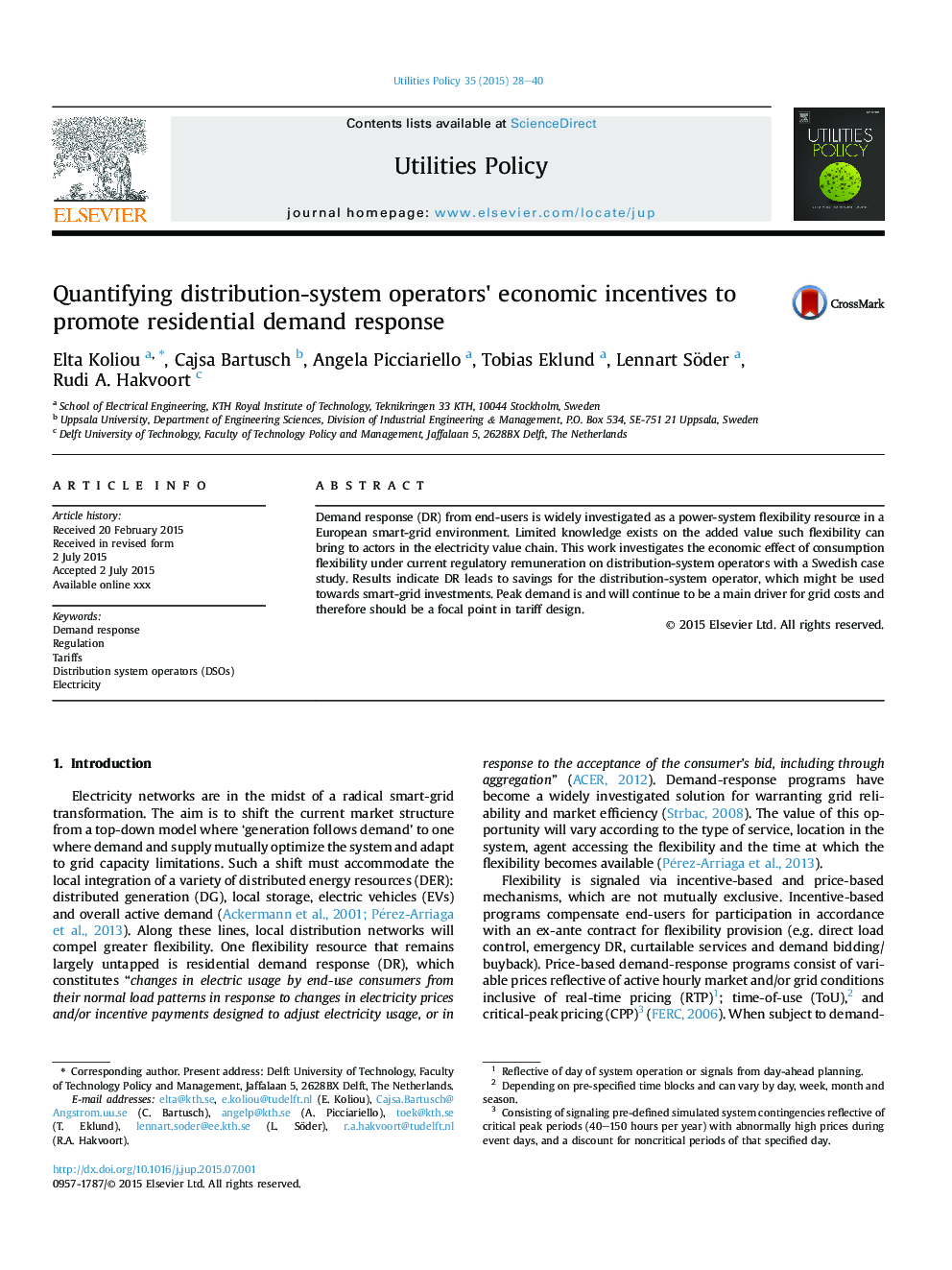 Quantifying distribution-system operators' economic incentives to promote residential demand response