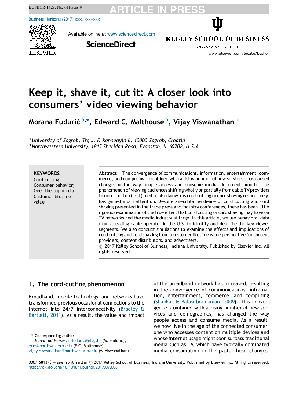 آن را نگه دارید، آن را بشویید، برش دهید: نگاه دقیق تر به رفتار تماشای ویدیوهای مصرف کننده 