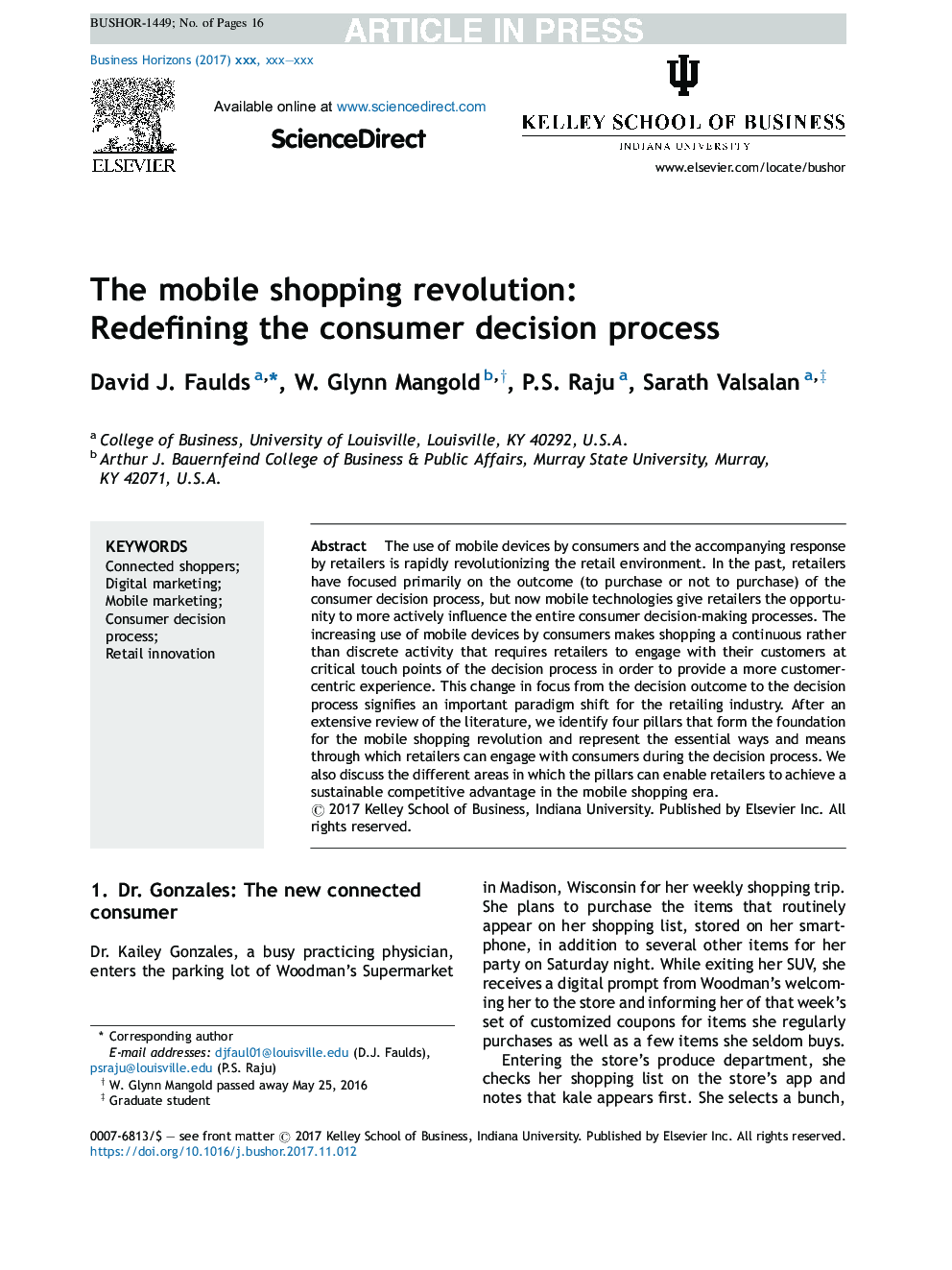 The mobile shopping revolution: Redefining the consumer decision process