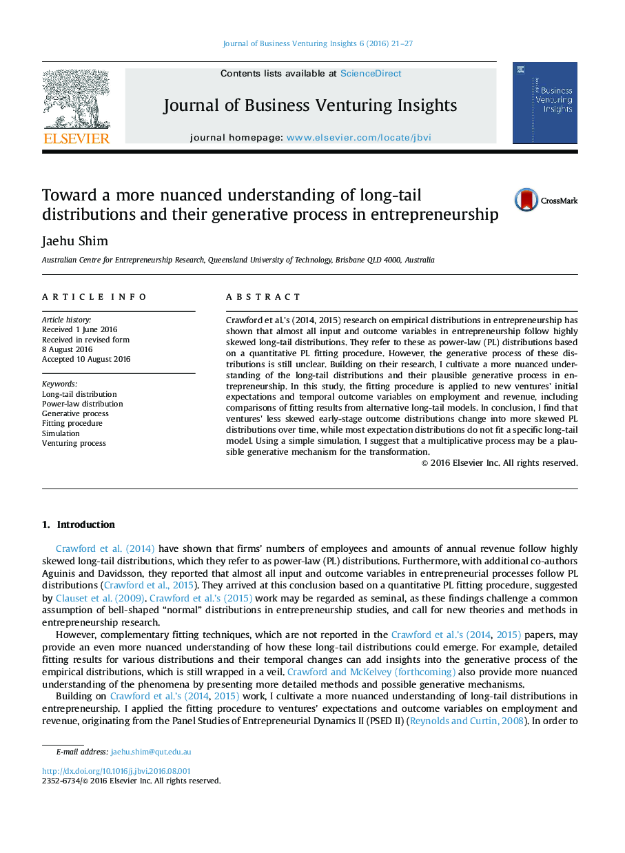 Toward a more nuanced understanding of long-tail distributions and their generative process in entrepreneurship