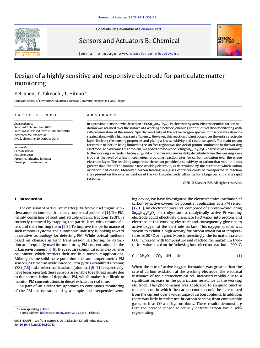 Design of a highly sensitive and responsive electrode for particulate matter monitoring