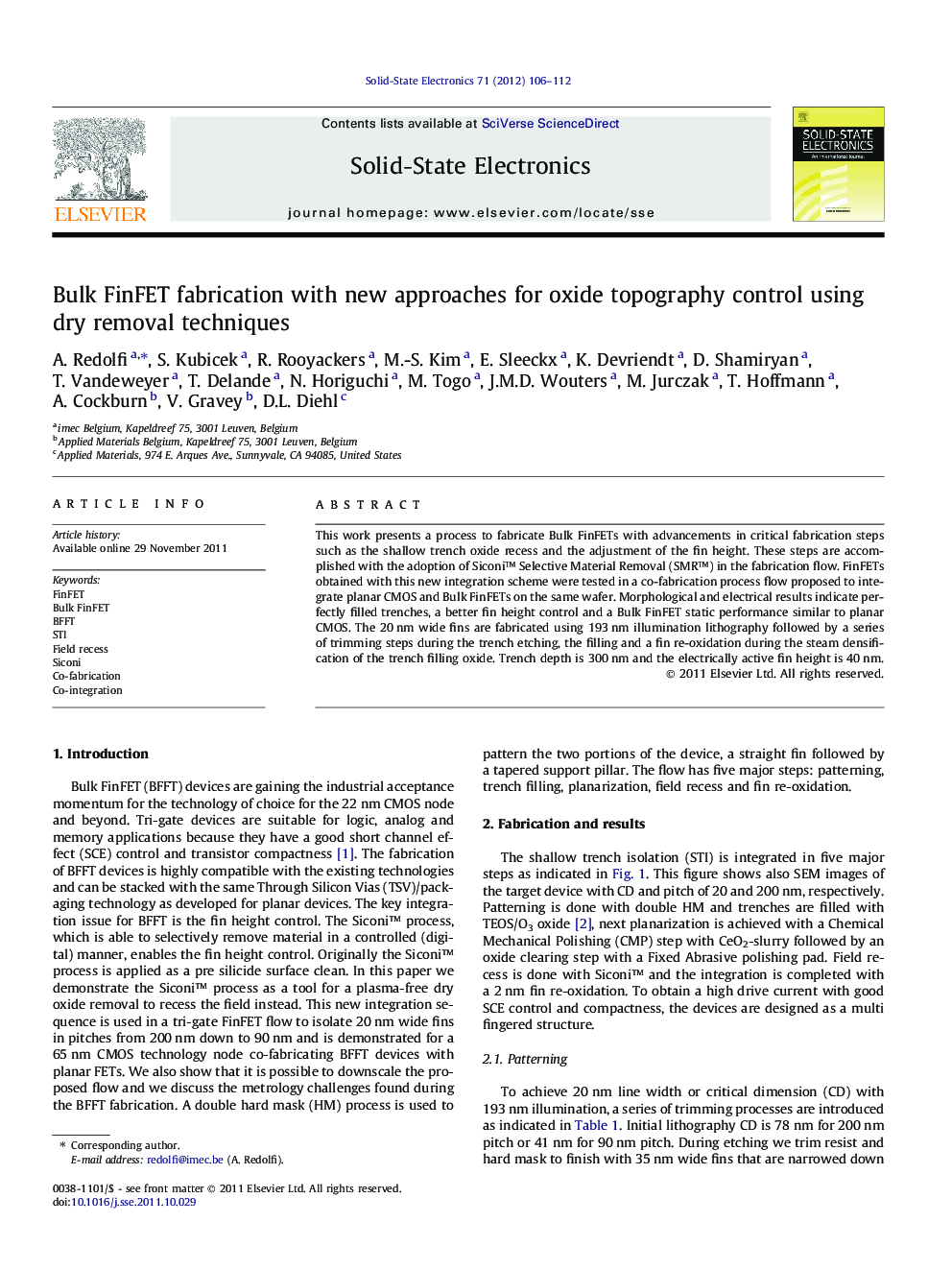 Bulk FinFET fabrication with new approaches for oxide topography control using dry removal techniques