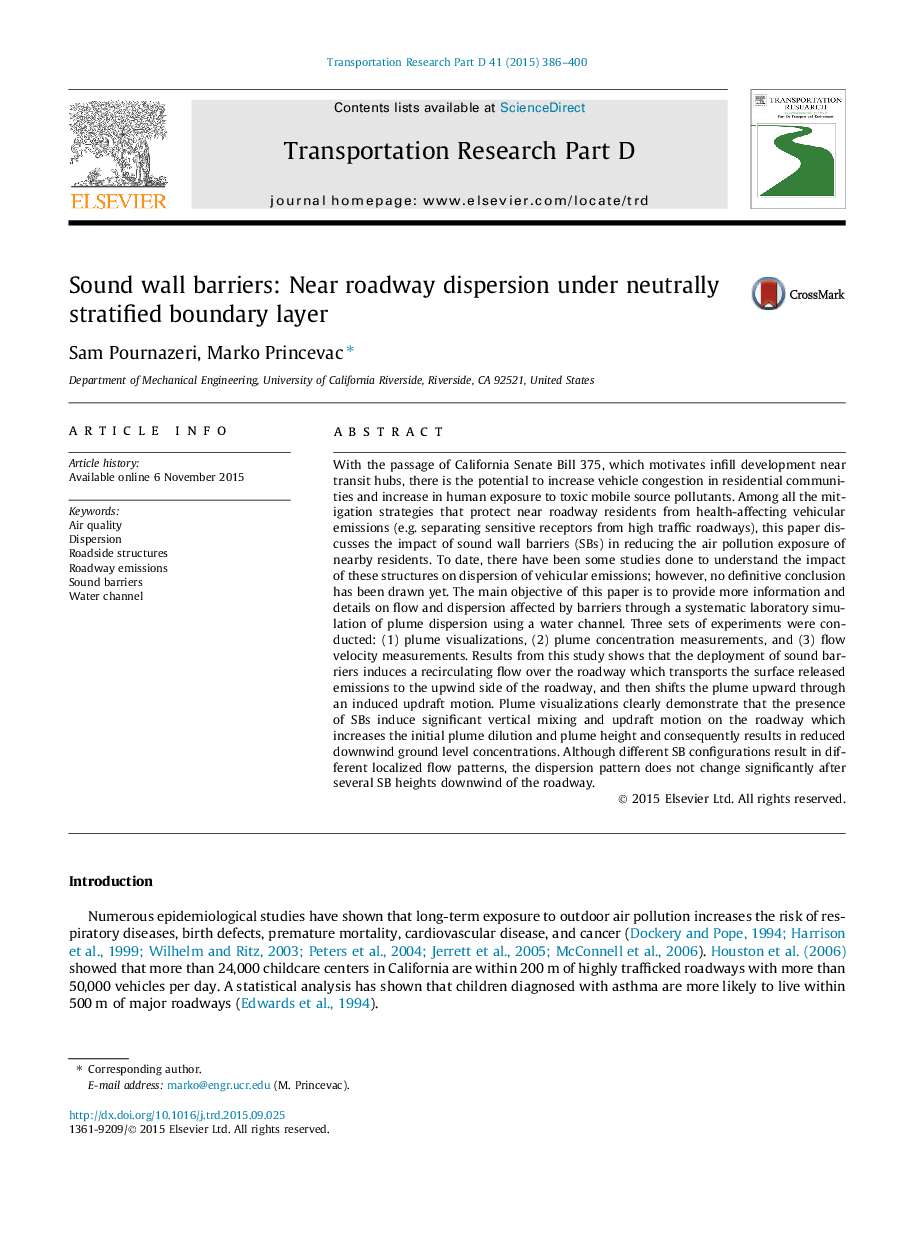 Sound wall barriers: Near roadway dispersion under neutrally stratified boundary layer