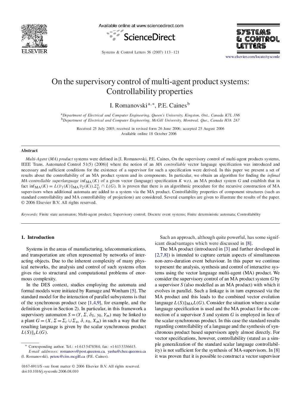 On the supervisory control of multi-agent product systems: Controllability properties