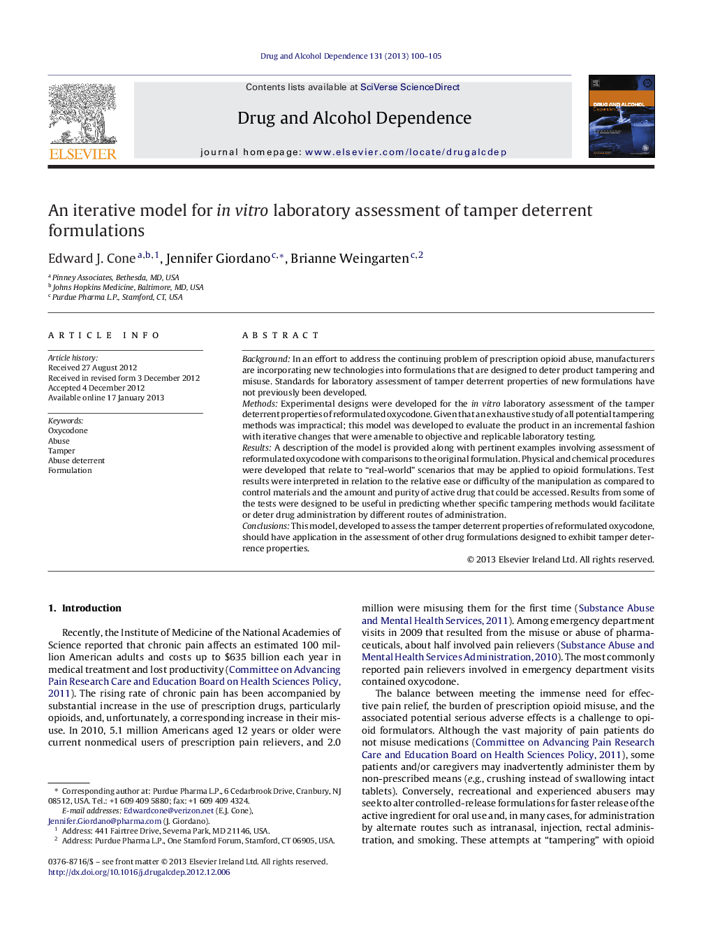 An iterative model for in vitro laboratory assessment of tamper deterrent formulations