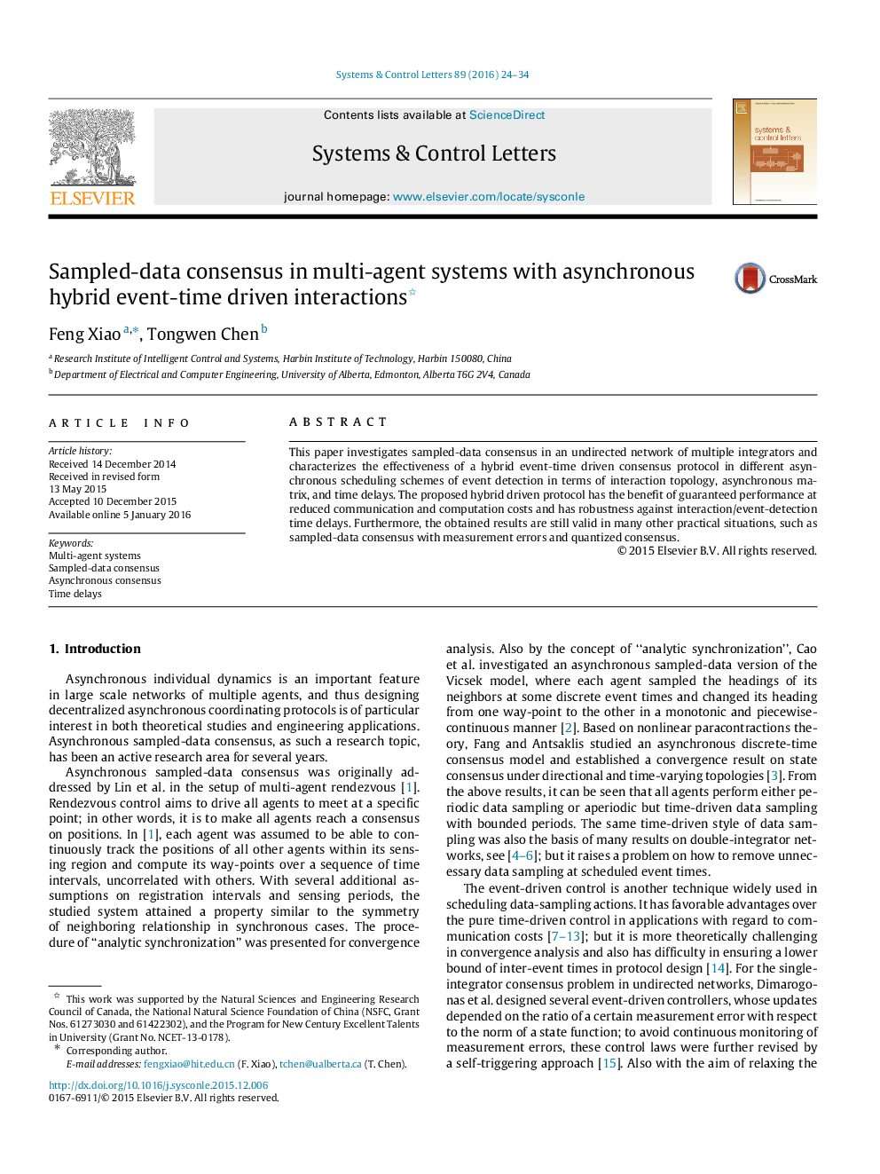 Sampled-data consensus in multi-agent systems with asynchronous hybrid event-time driven interactions 