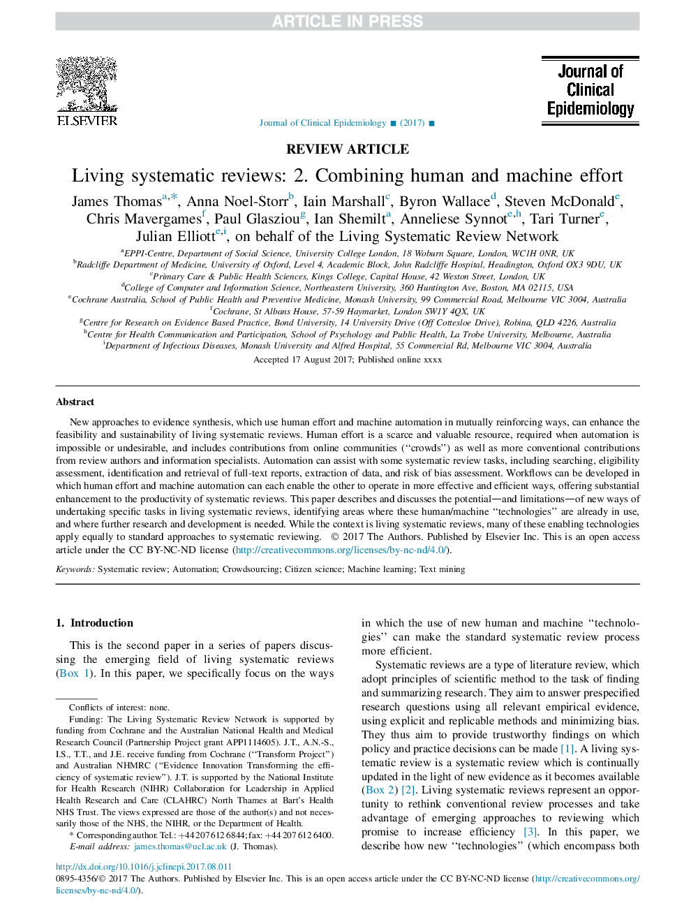 بررسی سیستماتیک زندگی: 2. ترکیب تلاش انسان و ماشین 