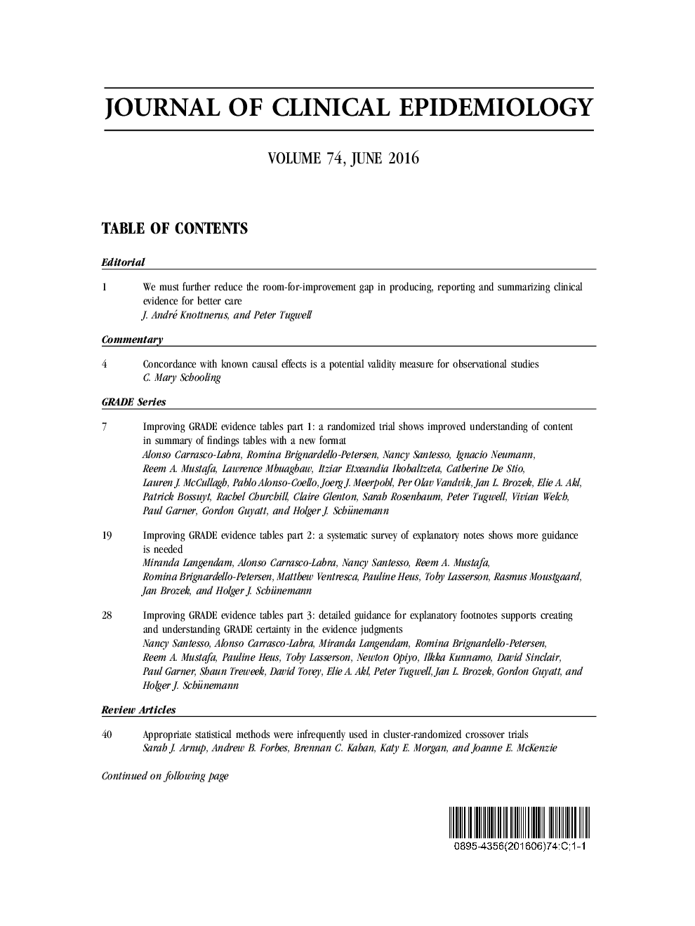 Table of Contents