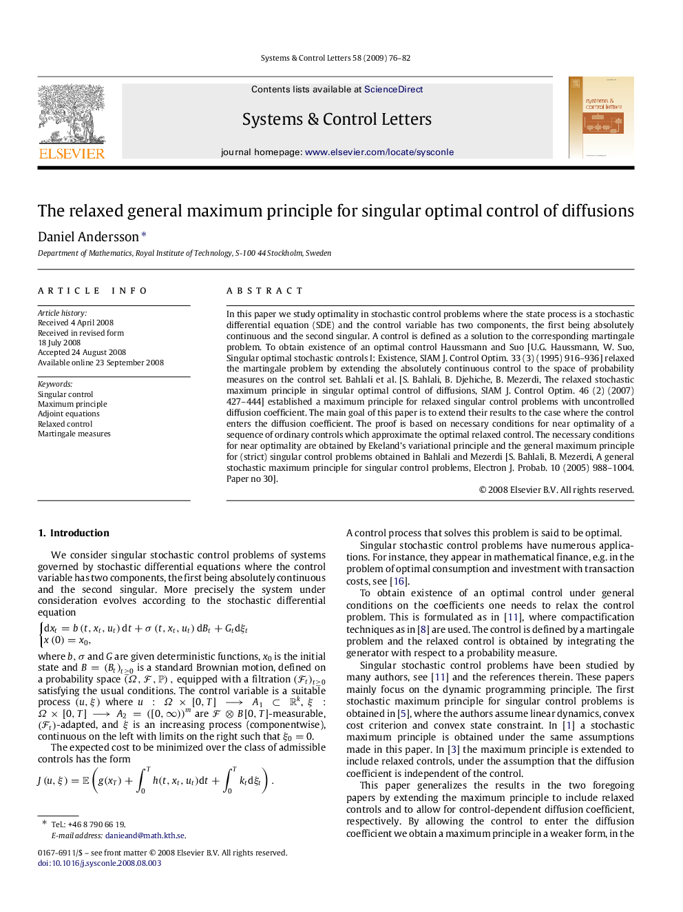 The relaxed general maximum principle for singular optimal control of diffusions